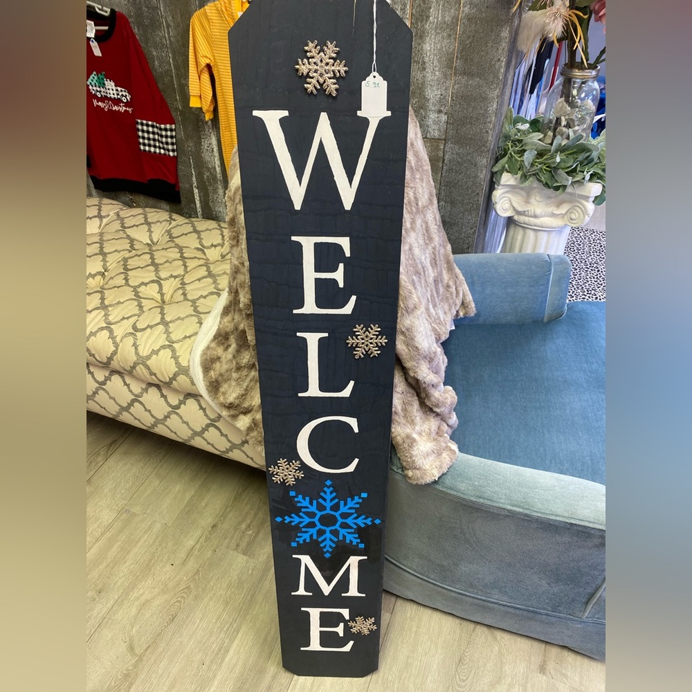 Handmade Welcome Sign